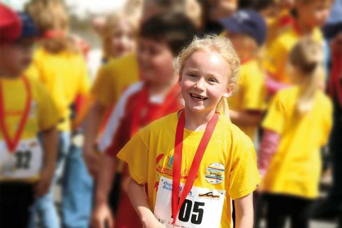 Beim Mini-Lauf ist jedes Kind ein Sieger